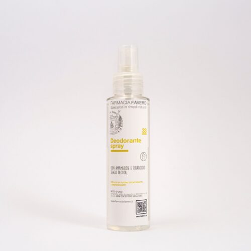 deodorante spray senza alcool farmacia favero
