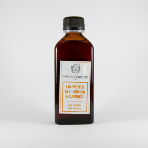 linimento arnica e capsico con artiglio del diavolo